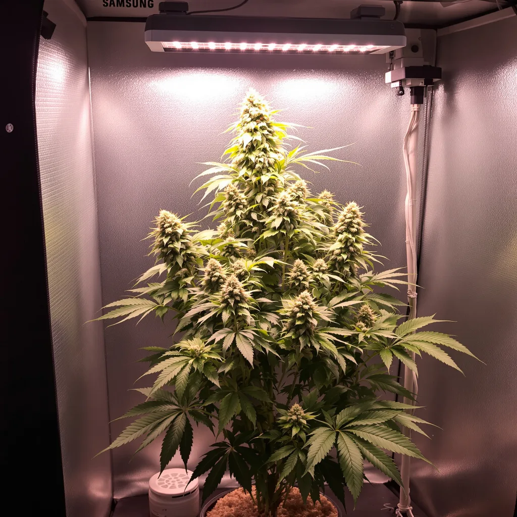 Critical Kush cannabis plant in flowering stage — 60-100 cm autoflower