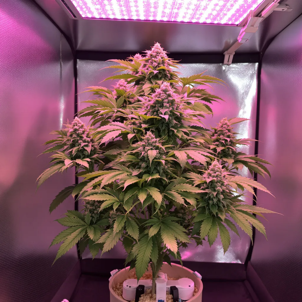 Critical Sensi Star 86% indica / 14% sativa flower with visible trichomes