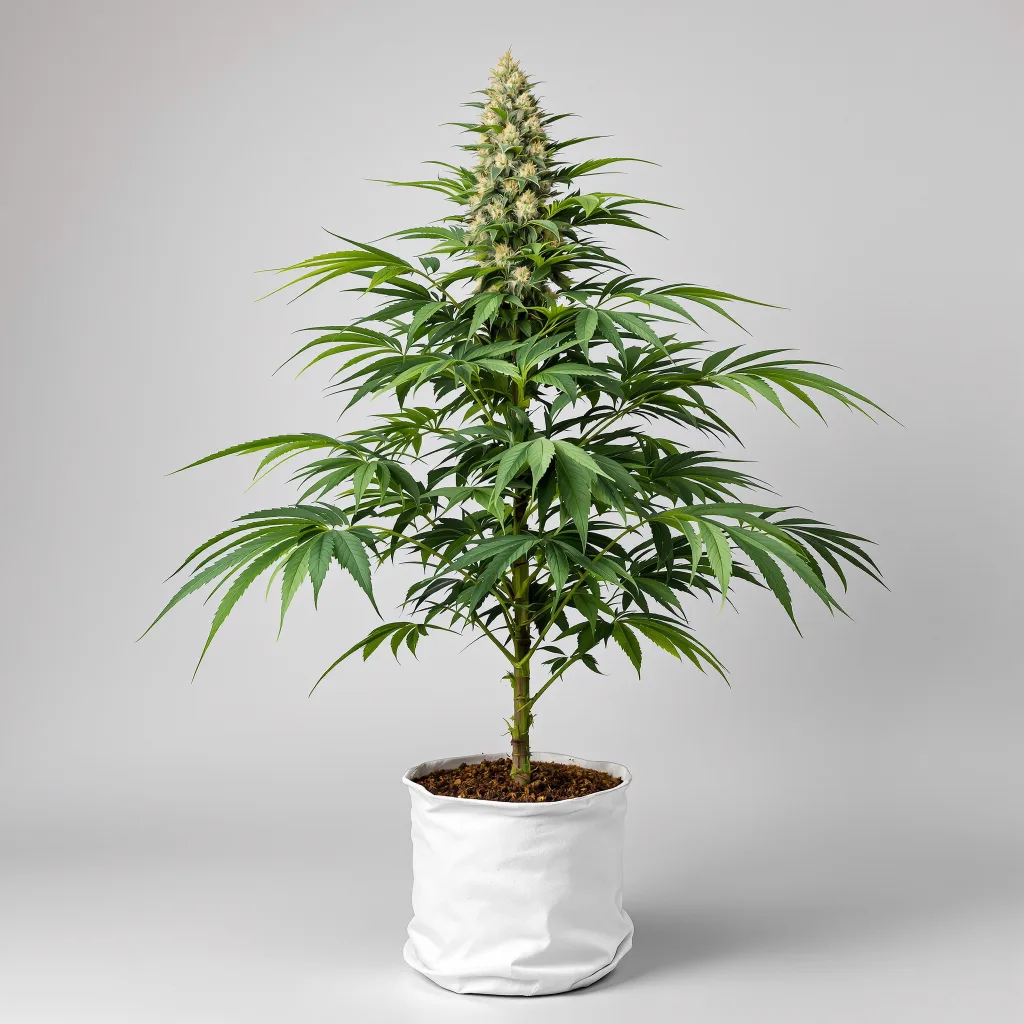 Dakini Kush cannabis bud close-up showing dense purple-tinged calyxes