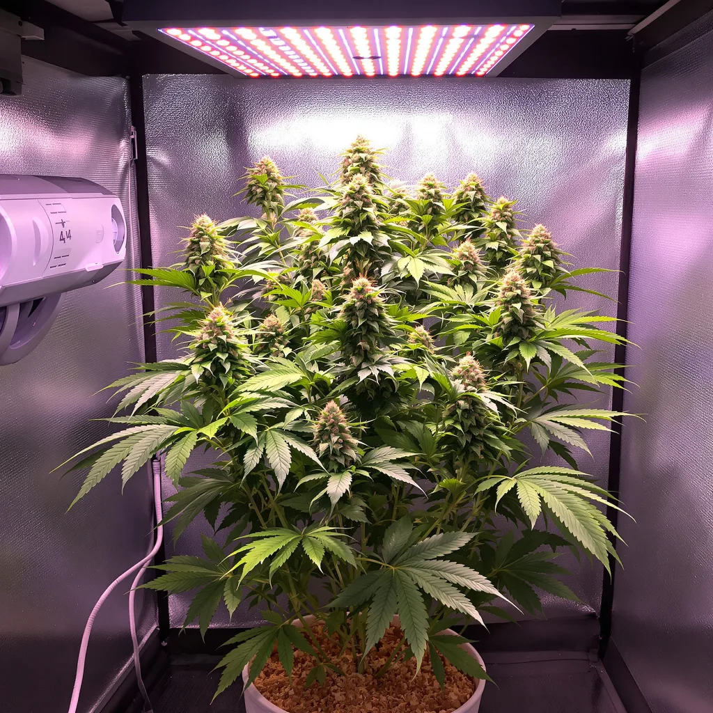 Dakini Kush 88% indica / 12% sativa flower with visible trichomes