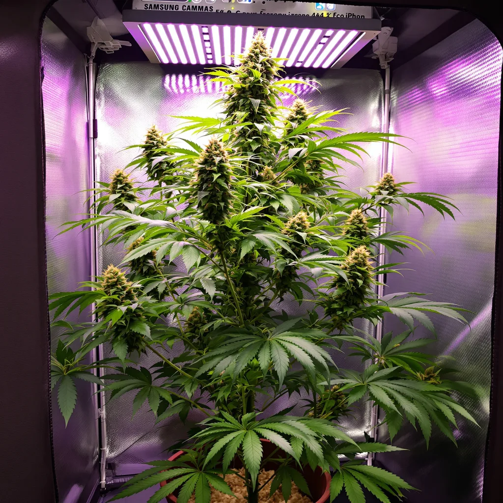 Dance World cannabis plant in flowering stage — 150-200 cm feminised