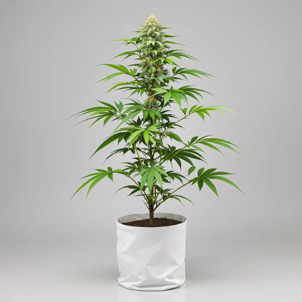 Dawgfather OG cannabis bud close-up showing dense purple-tinged calyxes