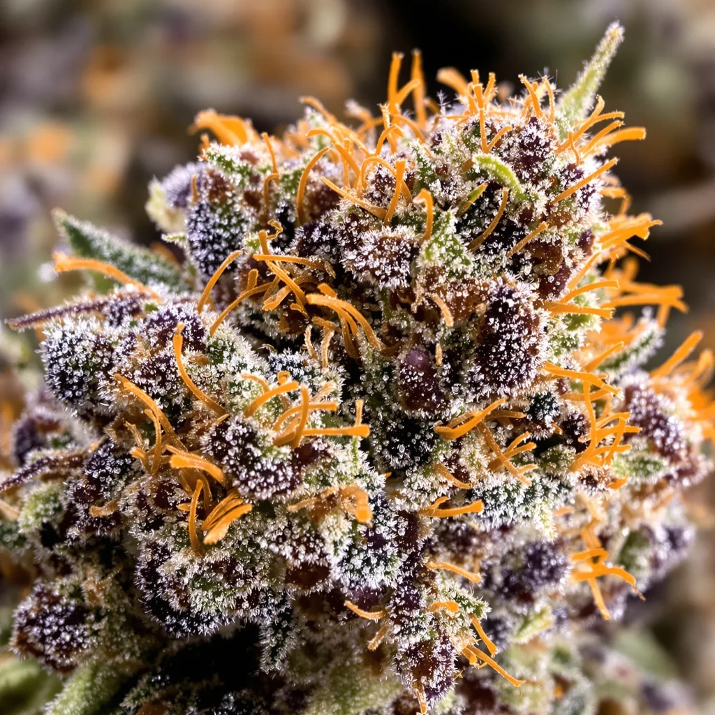 Deep Purple cannabis plant in flowering stage — 60-100 cm autoflower