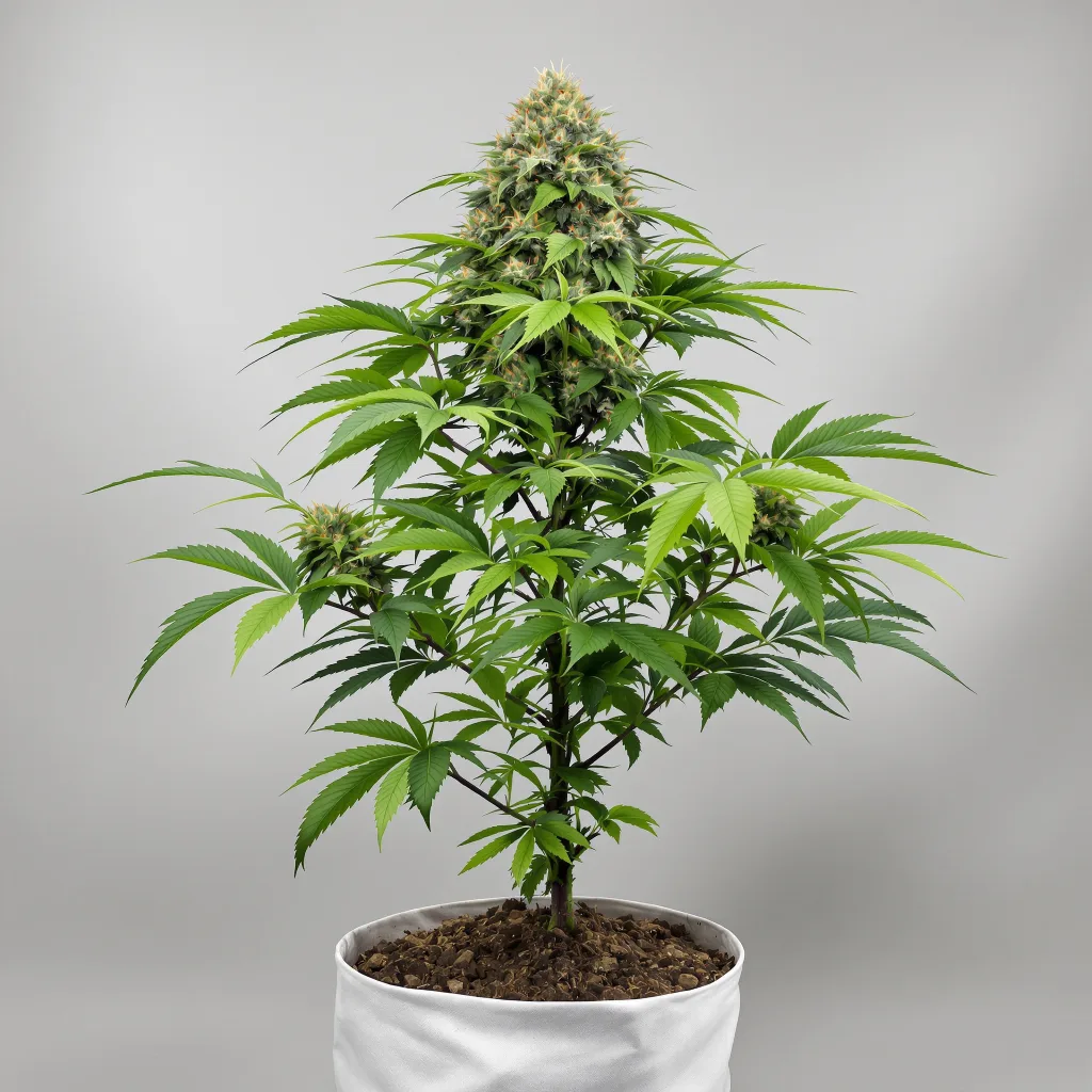Denver Maple cannabis bud close-up showing dense purple-tinged calyxes