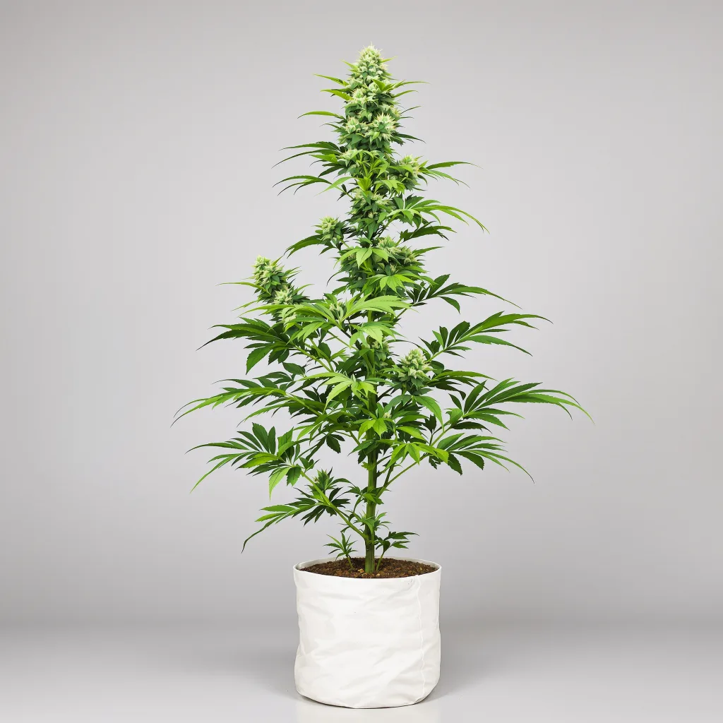 Diamond Valley Kush cannabis bud close-up showing balanced bud structure with frosted trichomes