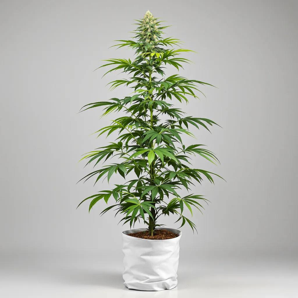 Diesel Power cannabis bud close-up showing lime-green airy structure
