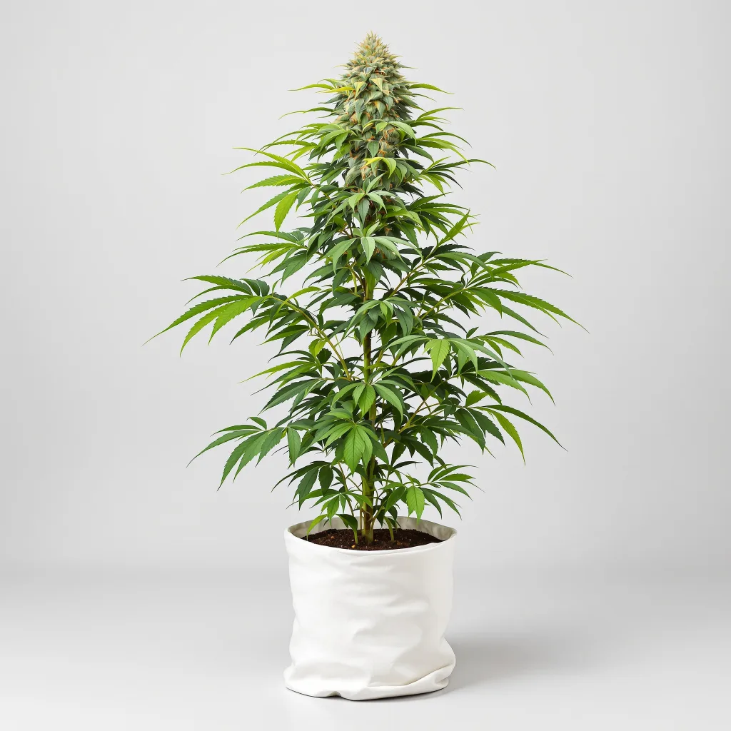 Divine CBD cannabis bud close-up showing pale-green low-resin flower