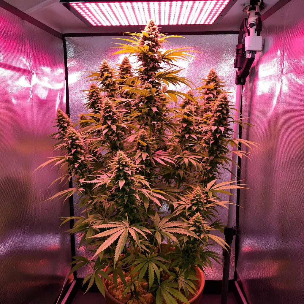 Doobiebird Daydream 20% indica / 80% sativa flower with visible trichomes