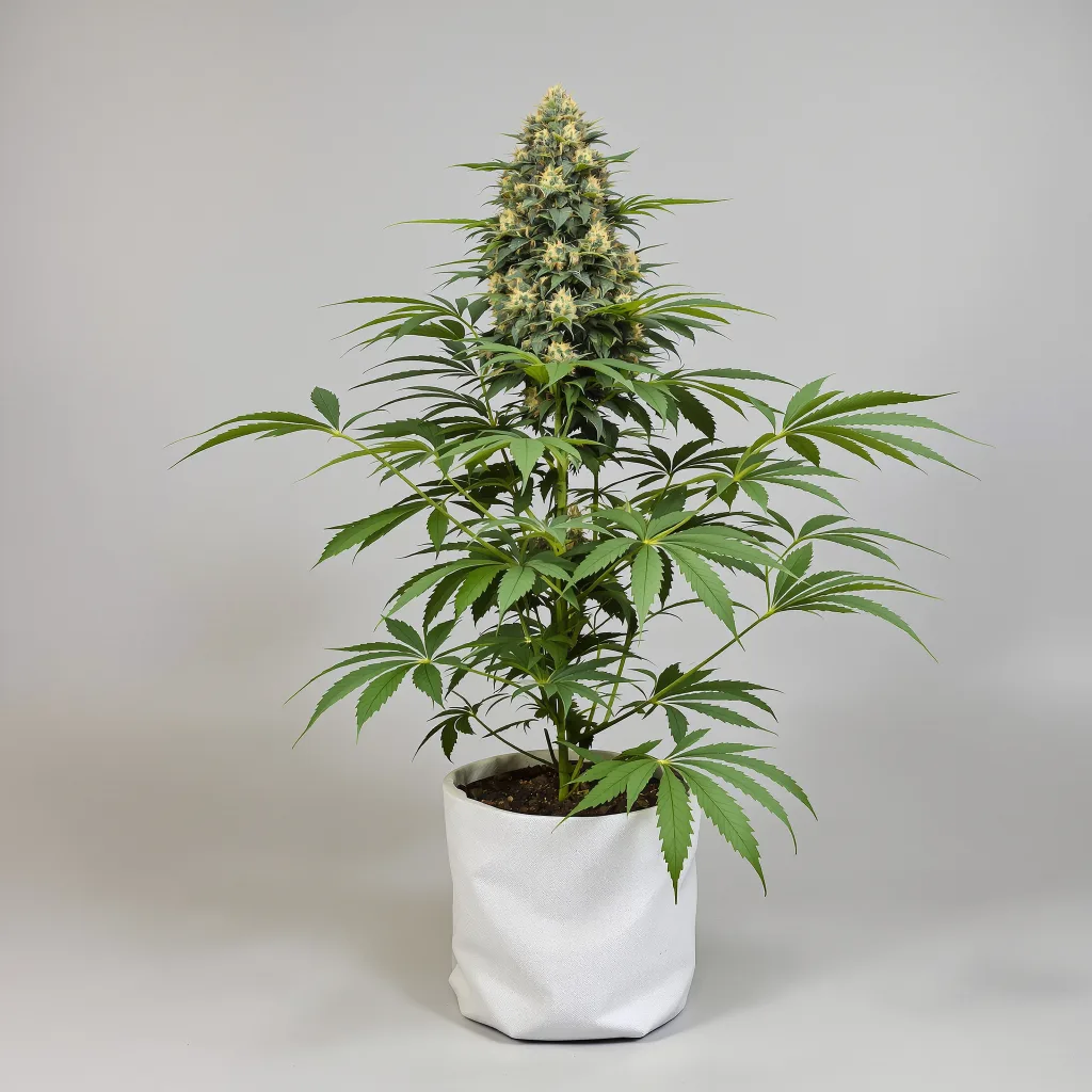 Dorit cannabis bud close-up showing dense purple-tinged calyxes