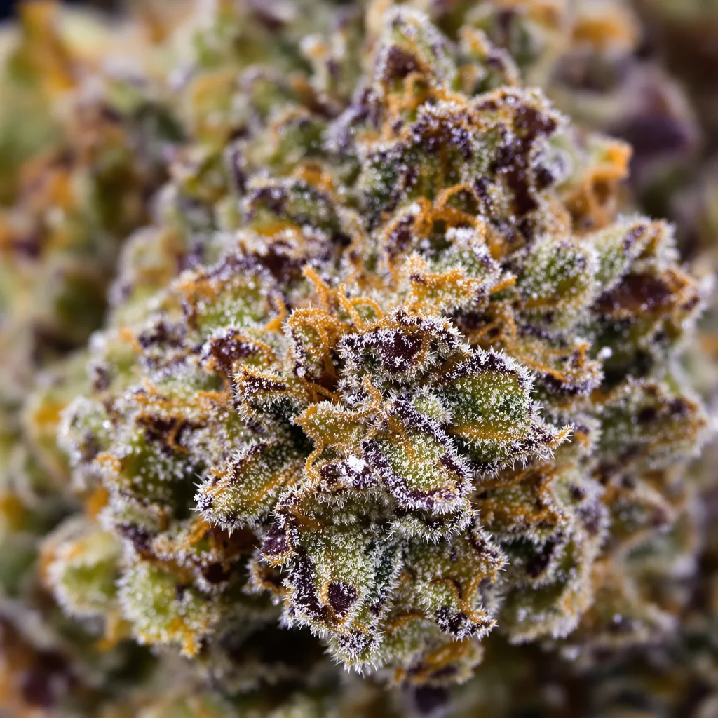 Double Purple Doja cannabis plant in flowering stage — 90-130 cm feminised