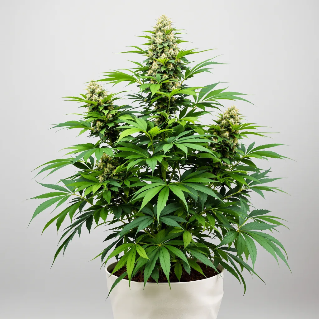 Dr. Funk cannabis bud close-up showing dense purple-tinged calyxes