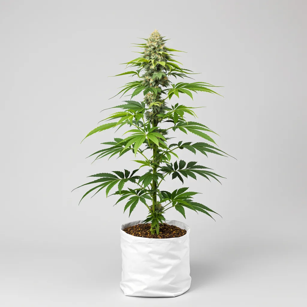 Early Miss cannabis bud close-up showing balanced bud structure with frosted trichomes