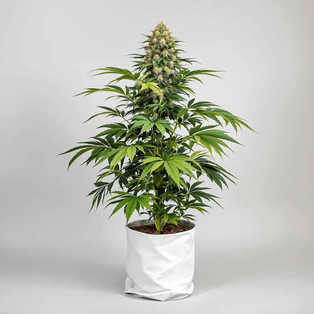 Early Skunk cannabis bud close-up showing dense purple-tinged calyxes