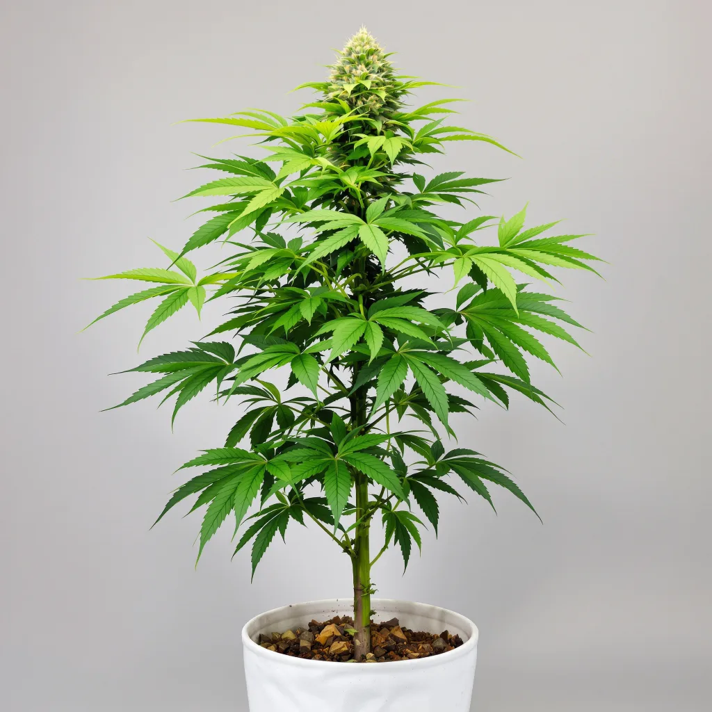 Ecto Cooler cannabis bud close-up showing dense purple-tinged calyxes