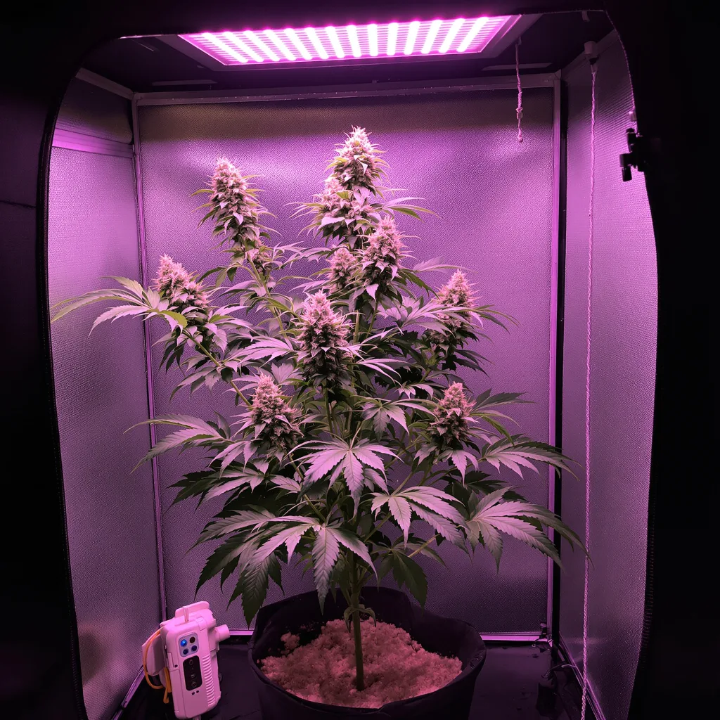 El Chapo OG 87% indica / 13% sativa flower with visible trichomes