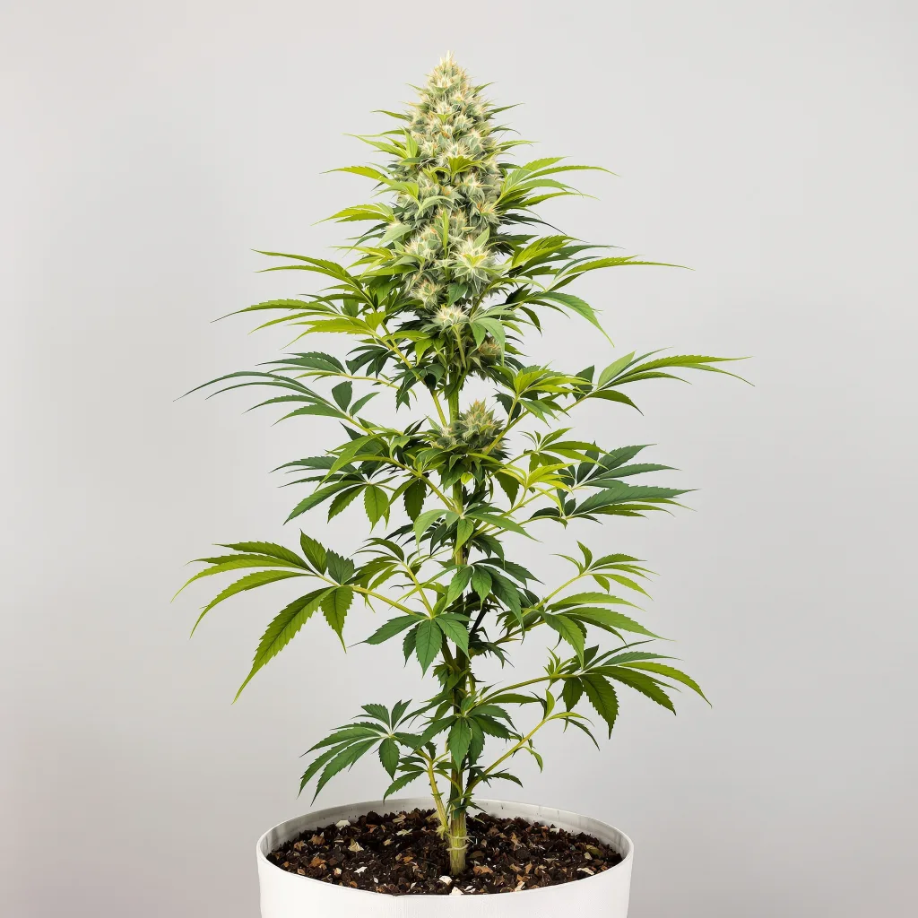 Euphoria Cookies cannabis bud close-up showing open-bud structure with orange pistils