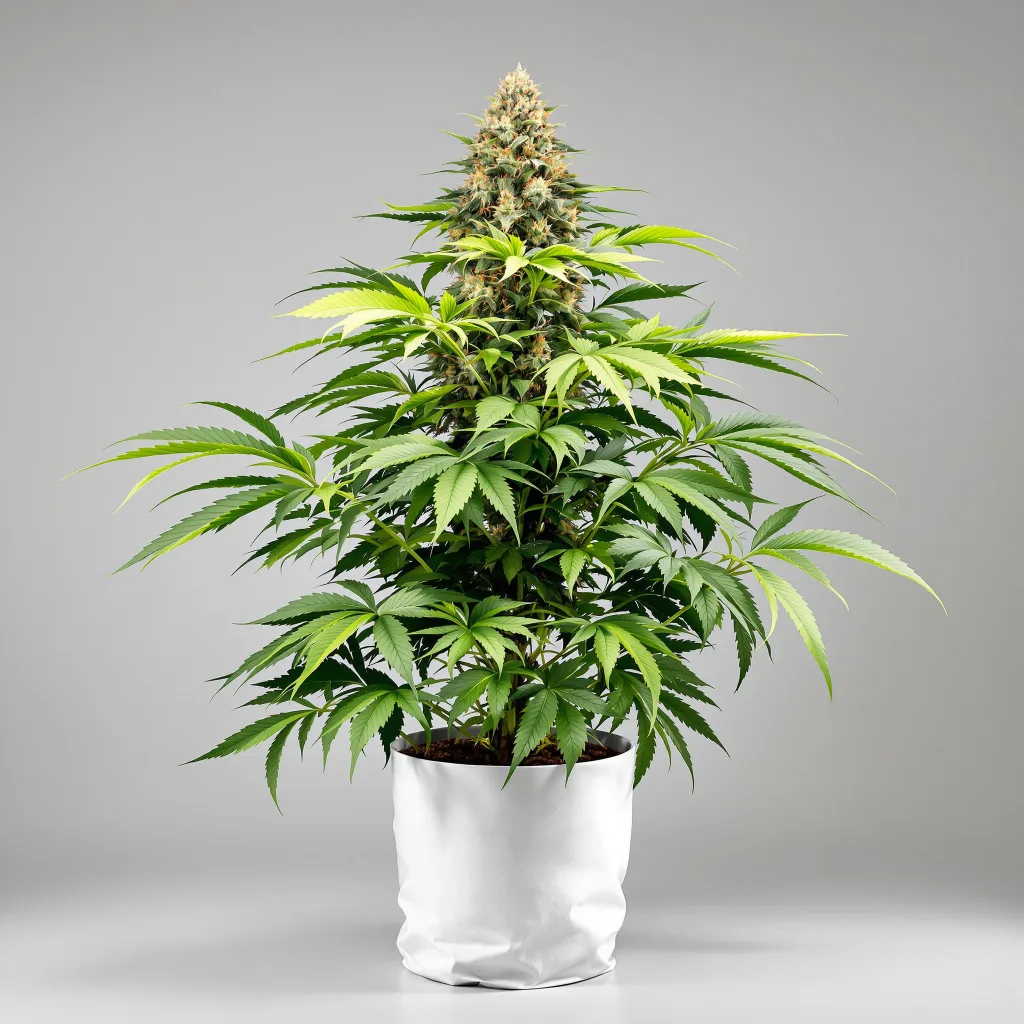 Fire OG cannabis bud close-up showing dense purple-tinged calyxes