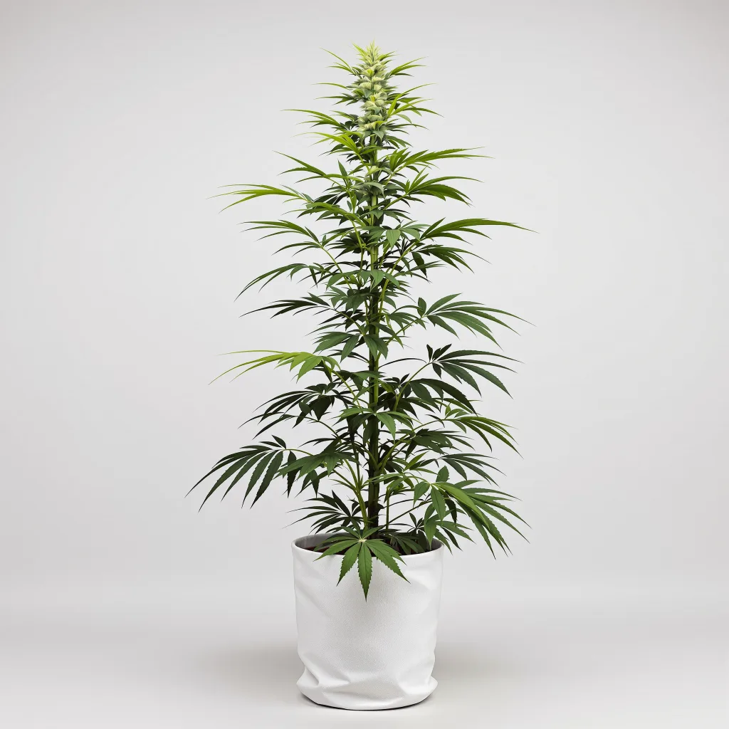 Flying Princess cannabis bud close-up showing lime-green airy structure