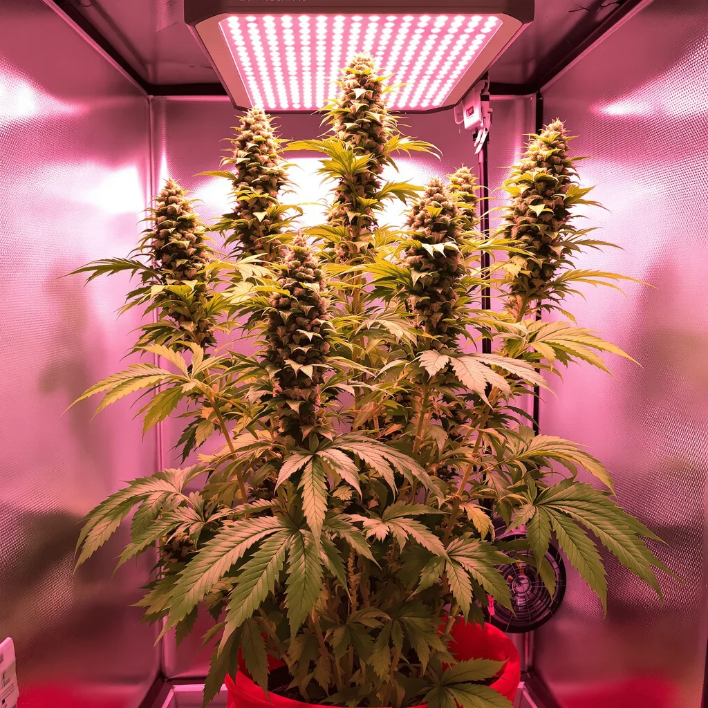 Fortune Cookies 25% indica / 75% sativa flower with visible trichomes