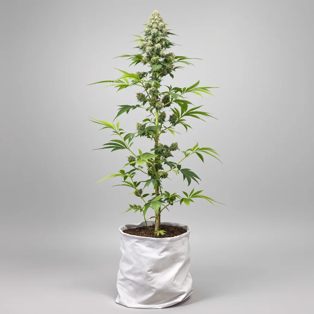 G.O.A.T Mixpack cannabis bud close-up showing balanced bud structure with frosted trichomes