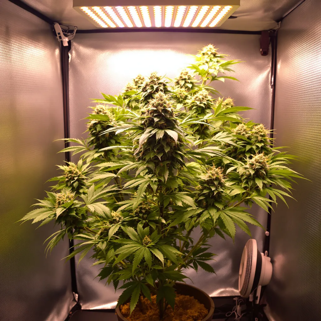Gator Breath 88% indica / 12% sativa flower with visible trichomes