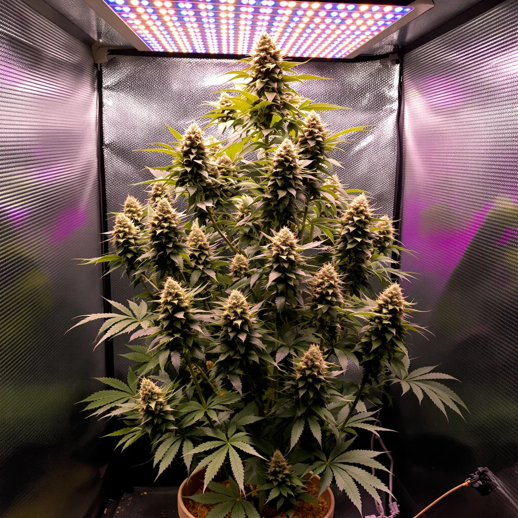 Gelato 33 cannabis plant in flowering stage — 60-100 cm autoflower