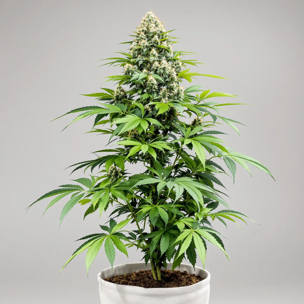 Glass Apple cannabis bud close-up showing balanced bud structure with frosted trichomes