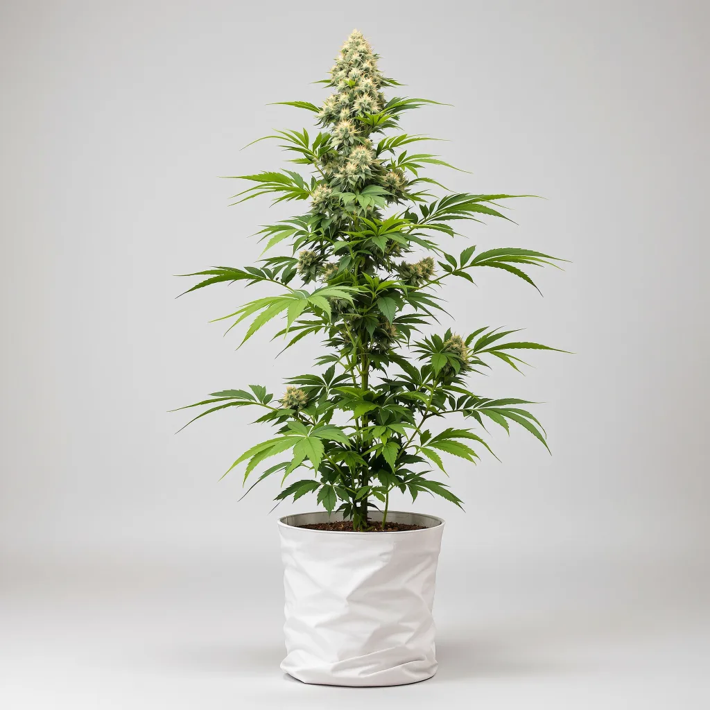 Go Time cannabis bud close-up showing balanced bud structure with frosted trichomes