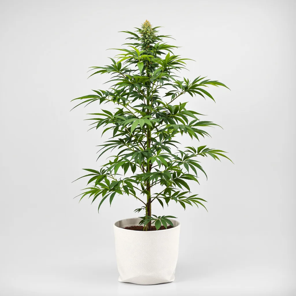 Gorilla Glue cannabis bud close-up showing balanced bud structure with frosted trichomes