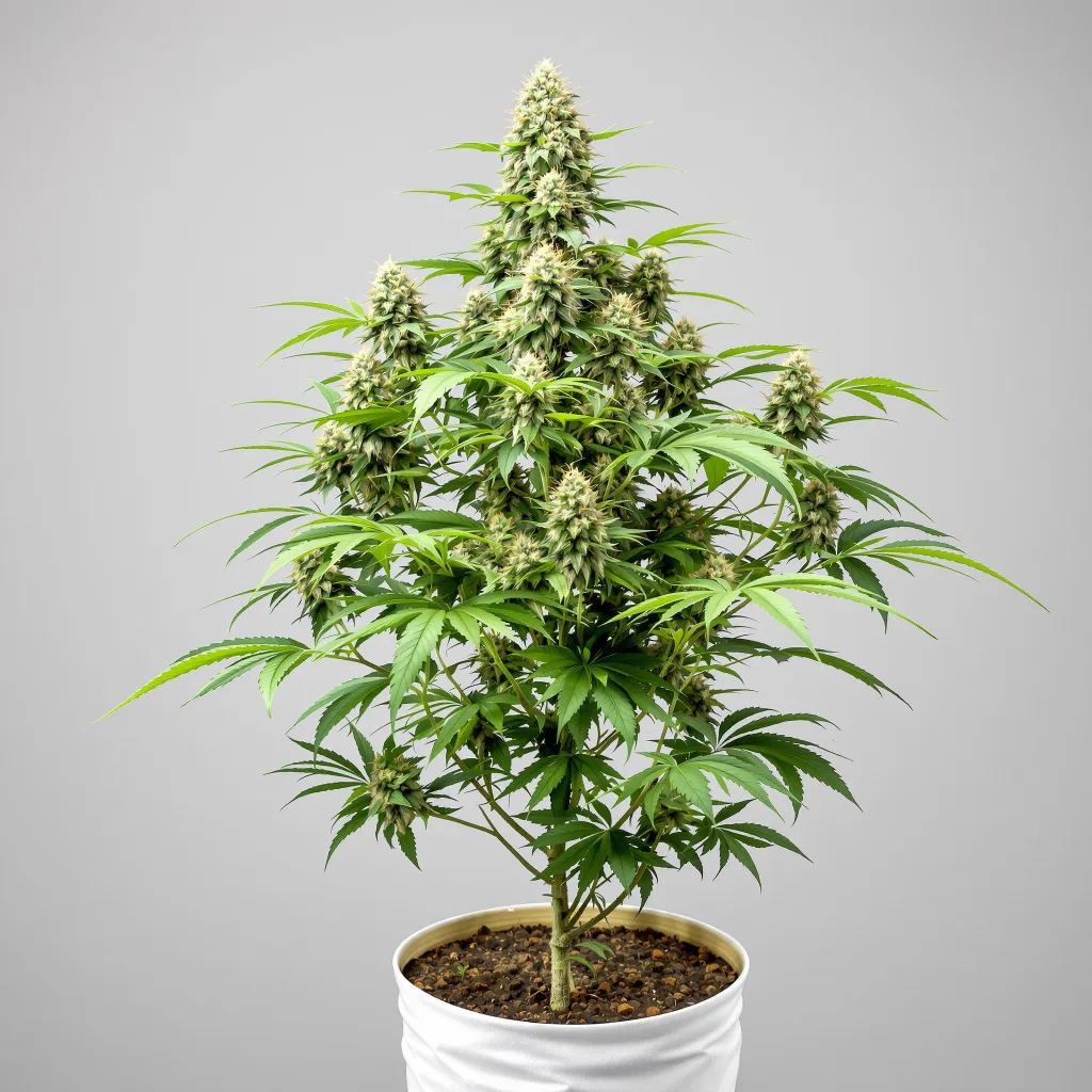 Grandmas Sugar Cookies cannabis bud close-up showing balanced bud structure with frosted trichomes