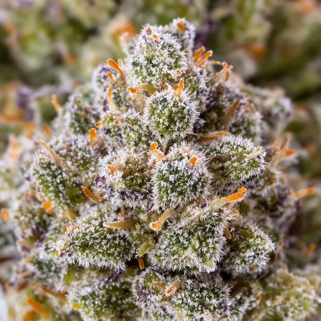Grape Gas cannabis plant in flowering stage — 120-180 cm feminised
