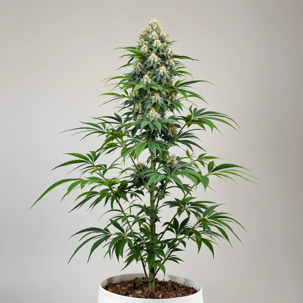 Grapefruit Diesel cannabis bud close-up showing dense forest-green nugs