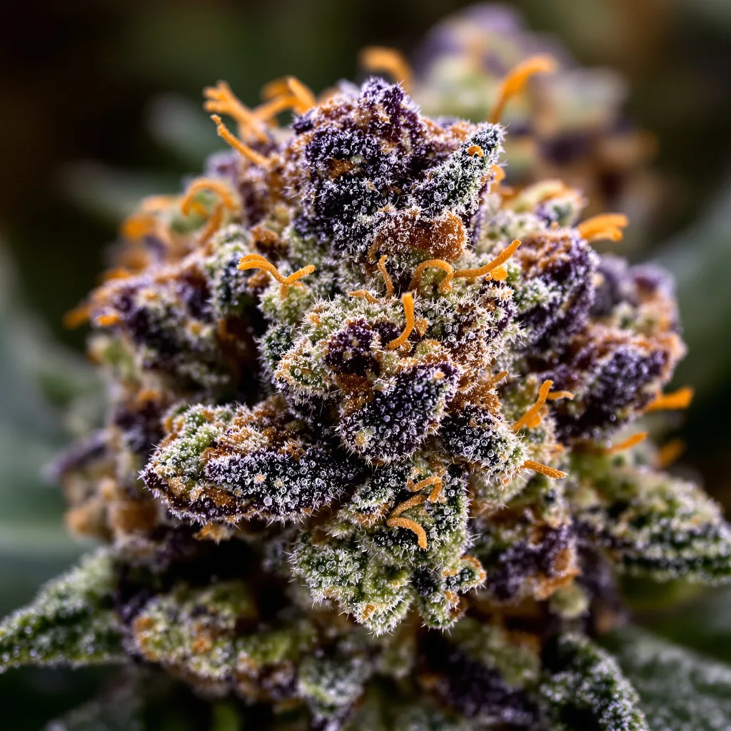 Hawaiian Purple Kush cannabis plant in flowering stage — 90-130 cm feminised