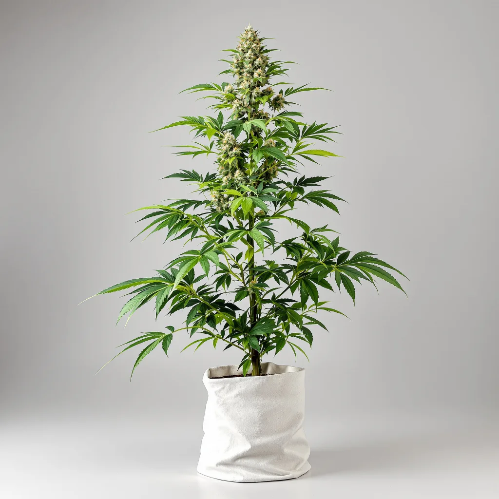 Head Cheese cannabis bud close-up showing open-bud structure with orange pistils