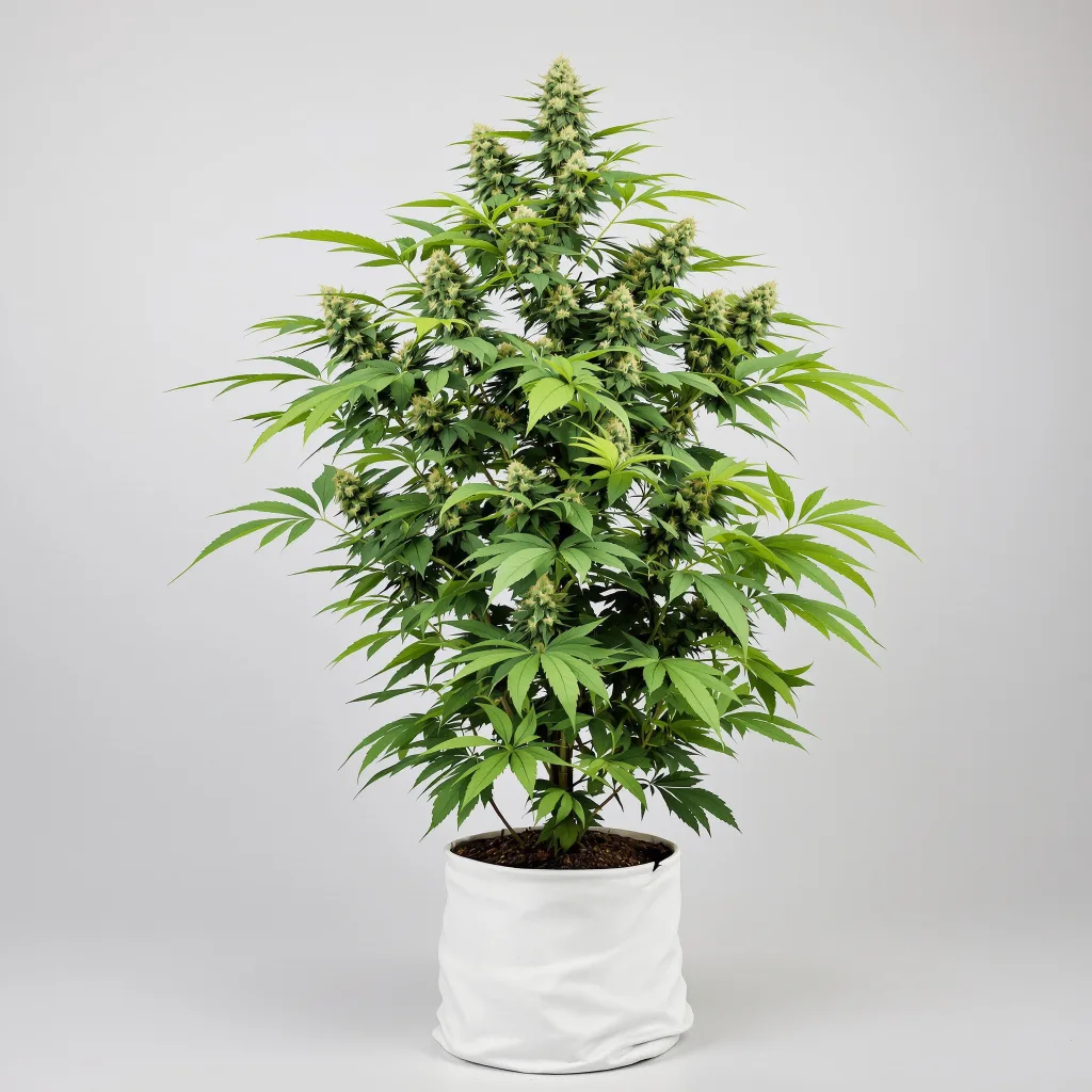 Heavy Duty Fruity cannabis bud close-up showing dense forest-green nugs