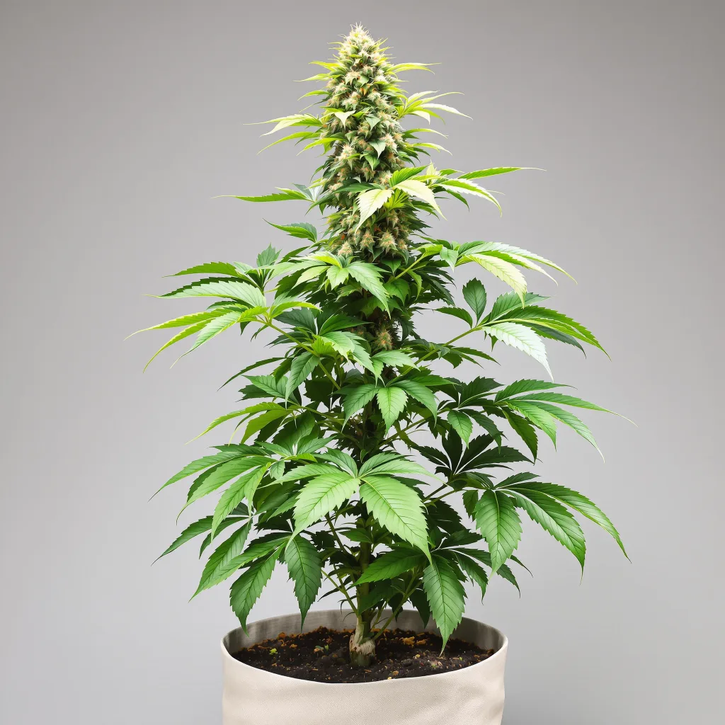 Herijuana cannabis bud close-up showing dense purple-tinged calyxes
