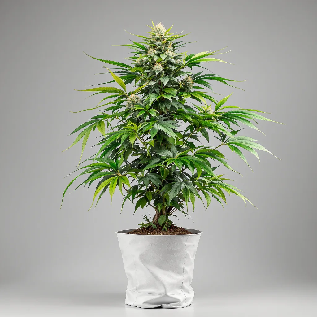 Hindu Kush cannabis bud close-up showing dense purple-tinged calyxes
