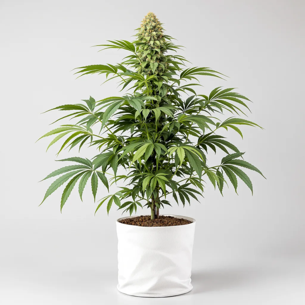 Hindu Skunk cannabis bud close-up showing dense purple-tinged calyxes