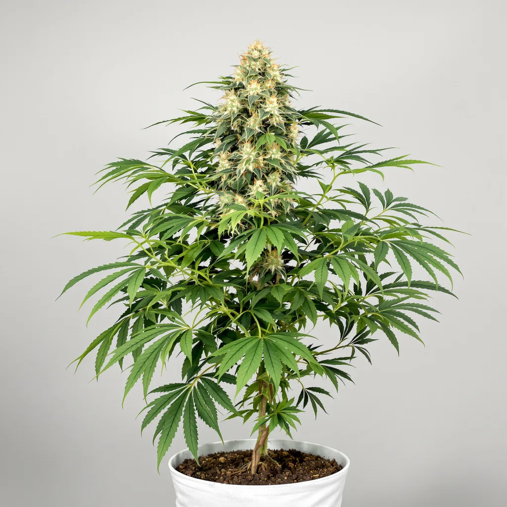 Honey Banana cannabis bud close-up showing dense purple-tinged calyxes