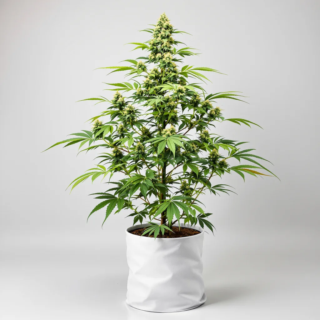 Huckleberry cannabis bud close-up showing balanced bud structure with frosted trichomes