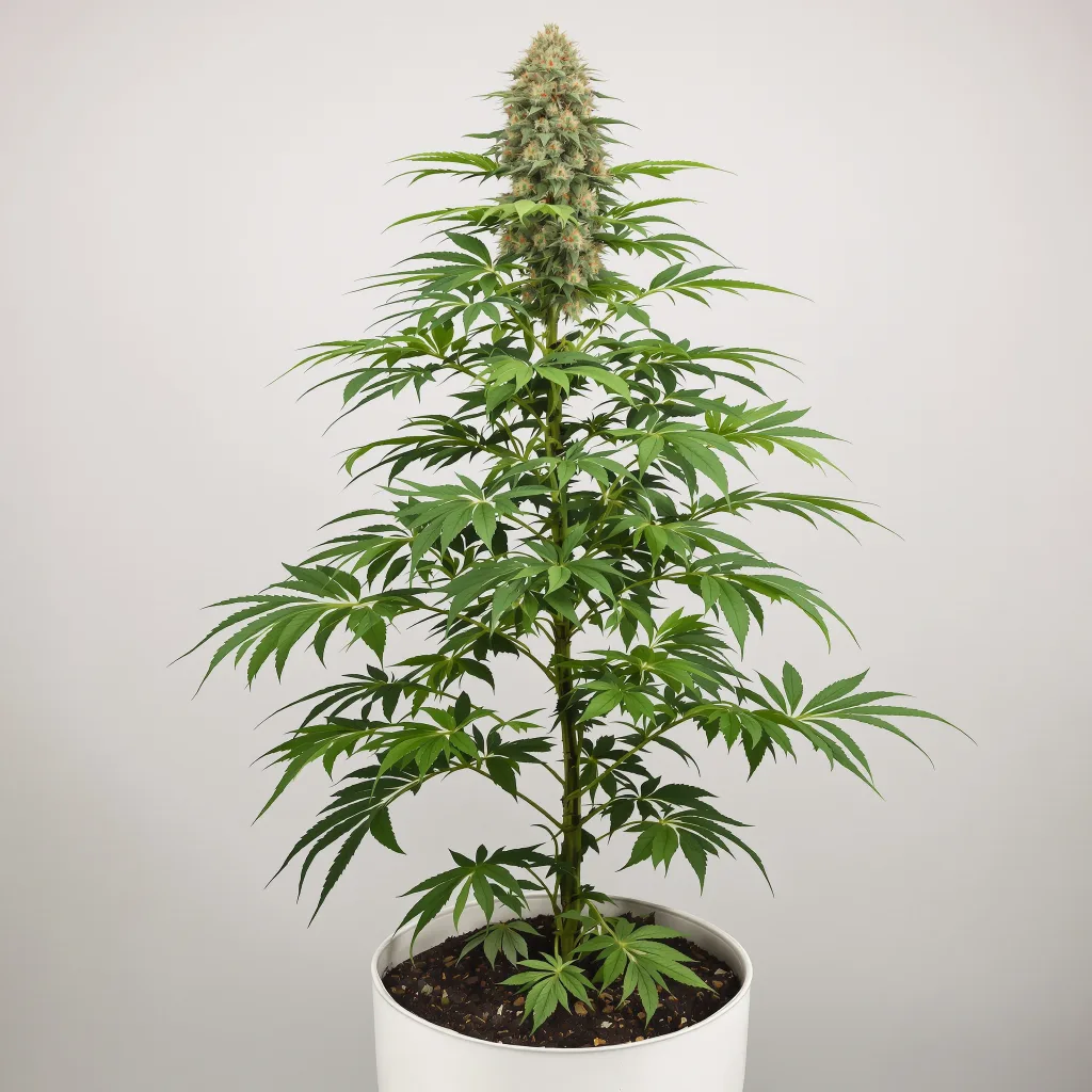 Ice Cream cannabis bud close-up showing dense forest-green nugs