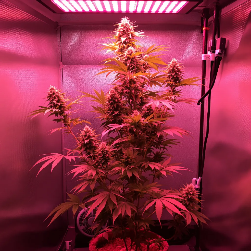 Industrial Plant cannabis plant in flowering stage — 60-100 cm autoflower