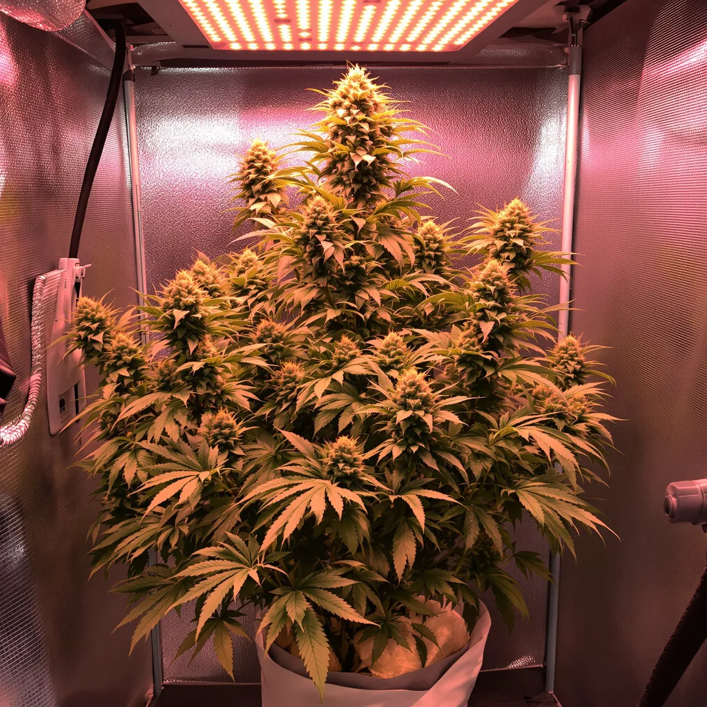 Jack Frost 50% indica / 50% sativa flower with visible trichomes