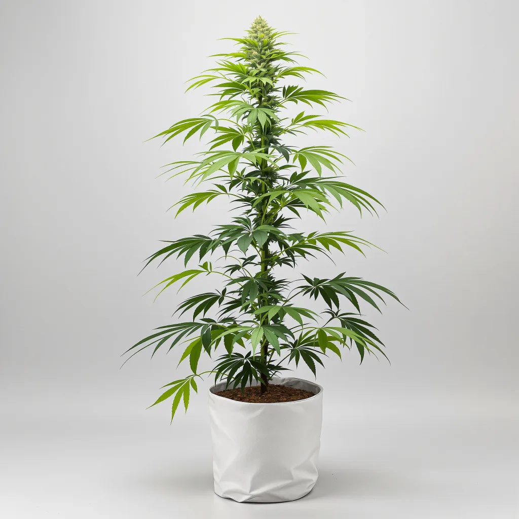 Jamaican Dream cannabis bud close-up showing lime-green airy structure
