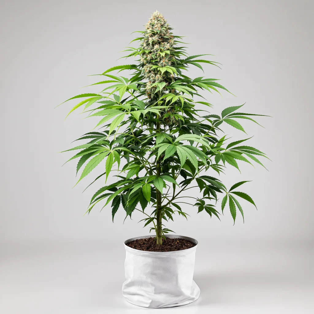 Jawa Pie cannabis bud close-up showing dense purple-tinged calyxes