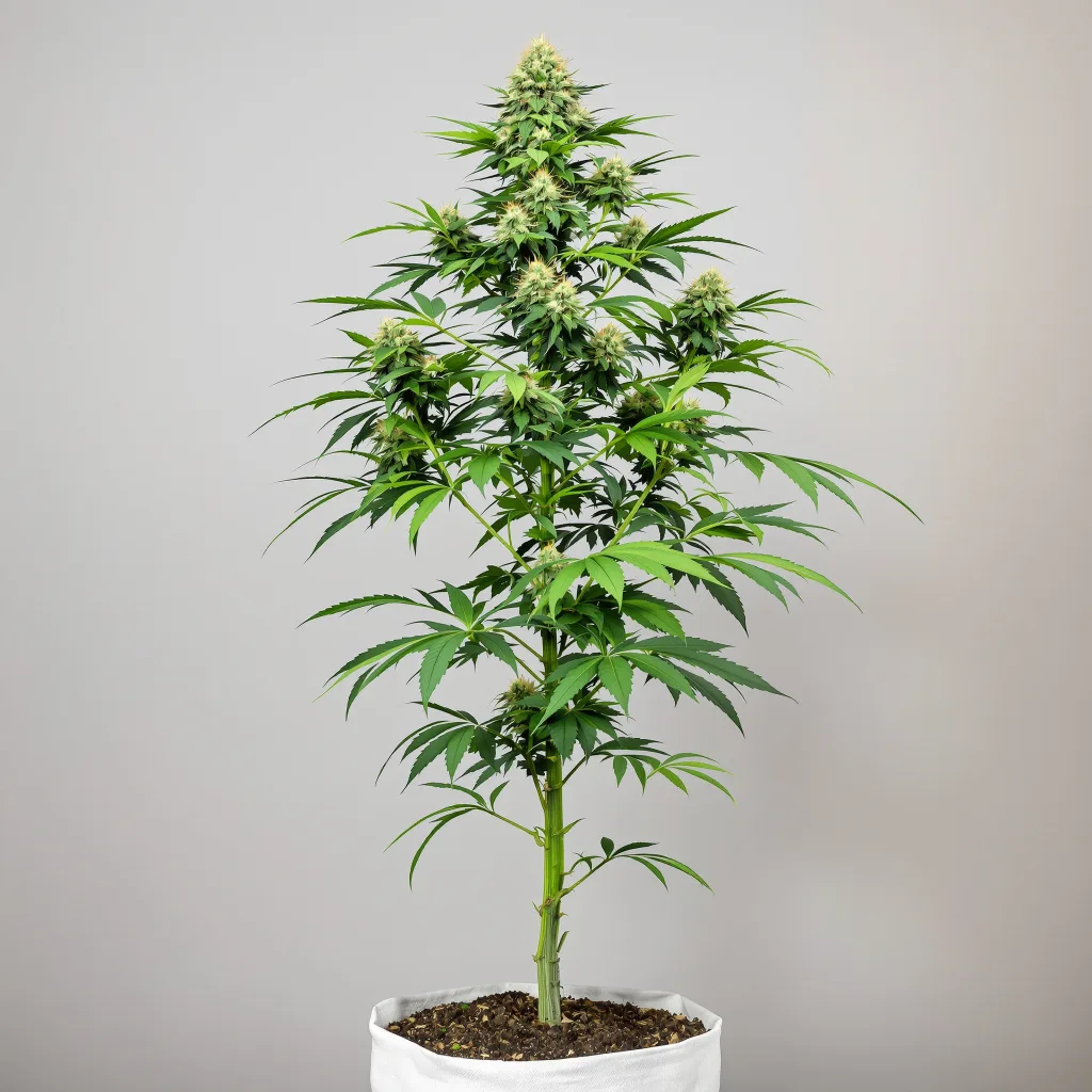 JGR cannabis bud close-up showing dense forest-green nugs