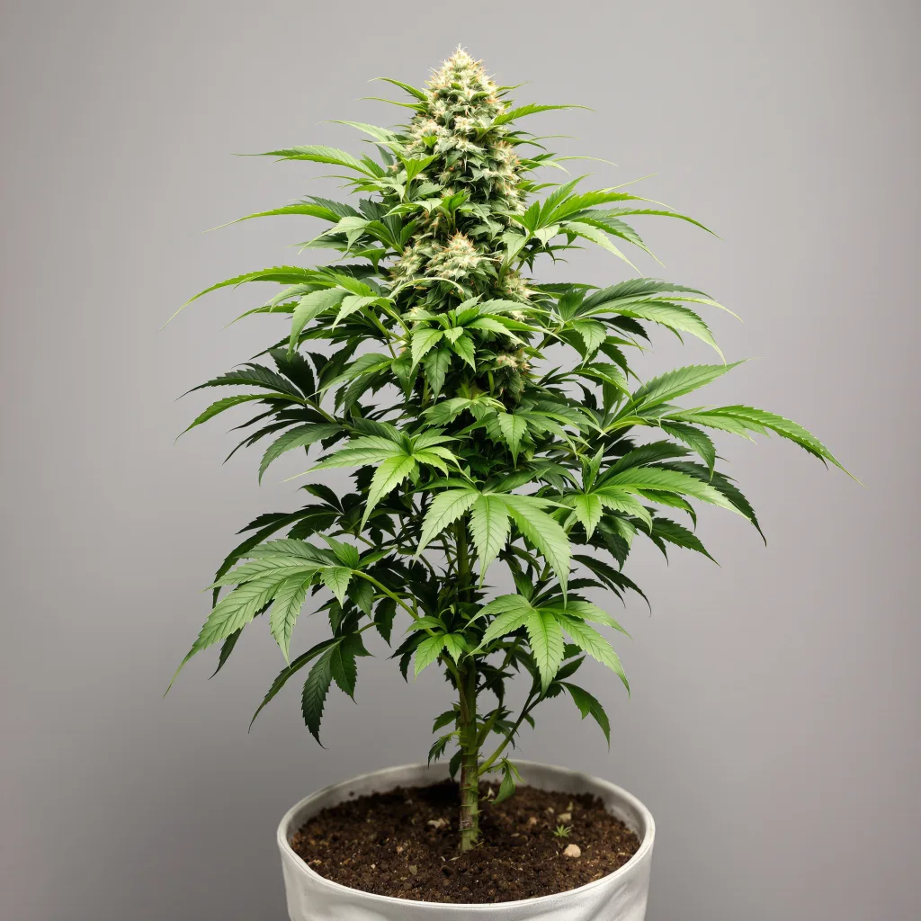 Katsu Bubba Kush cannabis bud close-up showing dense purple-tinged calyxes