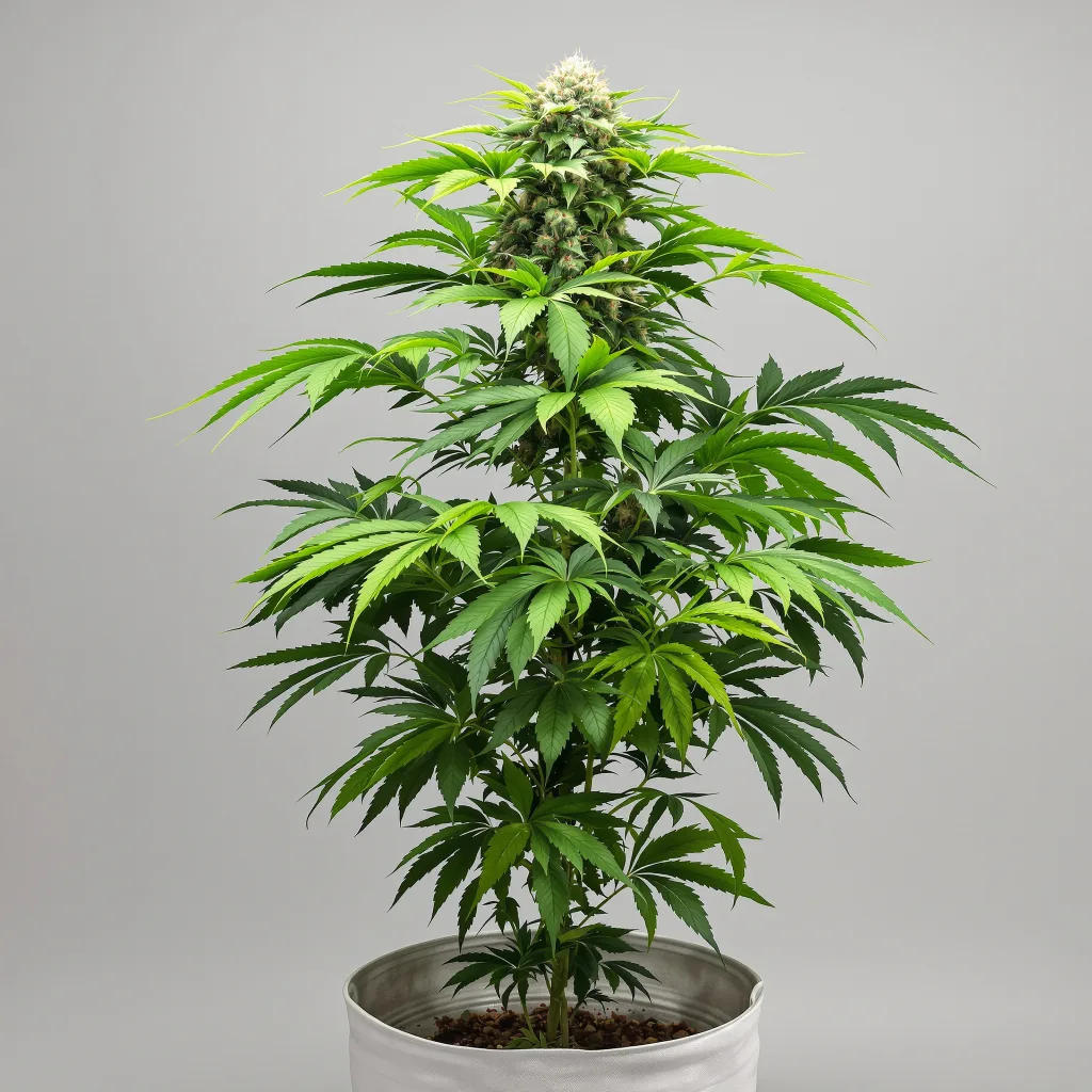 Killer cannabis bud close-up showing dense purple-tinged calyxes