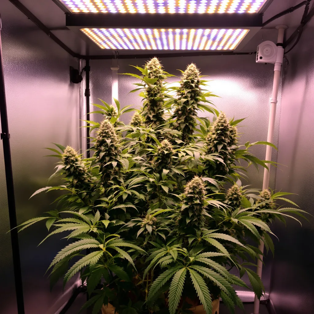 King Louis XIII 70% indica / 30% sativa flower with visible trichomes