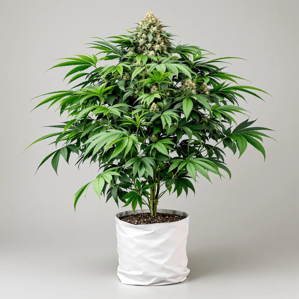 King’s Kush cannabis bud close-up showing dense purple-tinged calyxes
